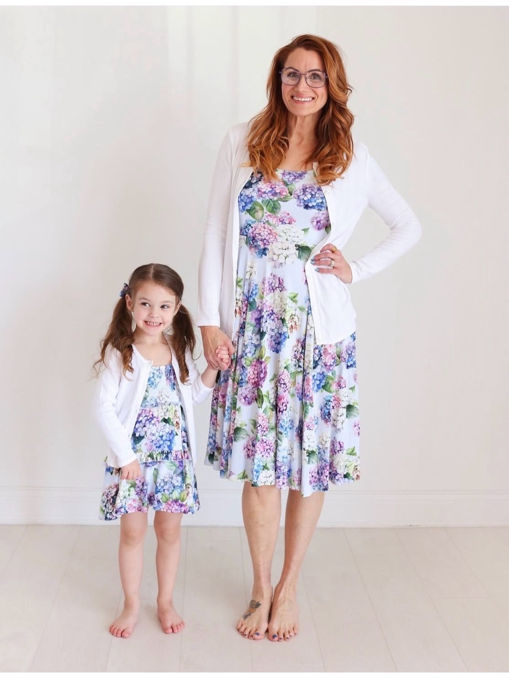 Posh Peanut Women’s Kara Hydrangea Midi Dress